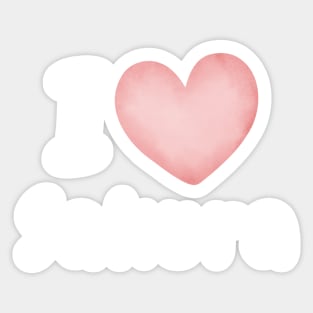 I Love Sakura Le Sserafim Sticker